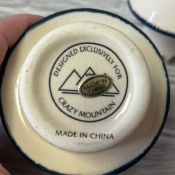 New Crazy Mountain Holiday Candle Votive Holders Snowman Winter Theme Set of 3 - Picture 7 of 9